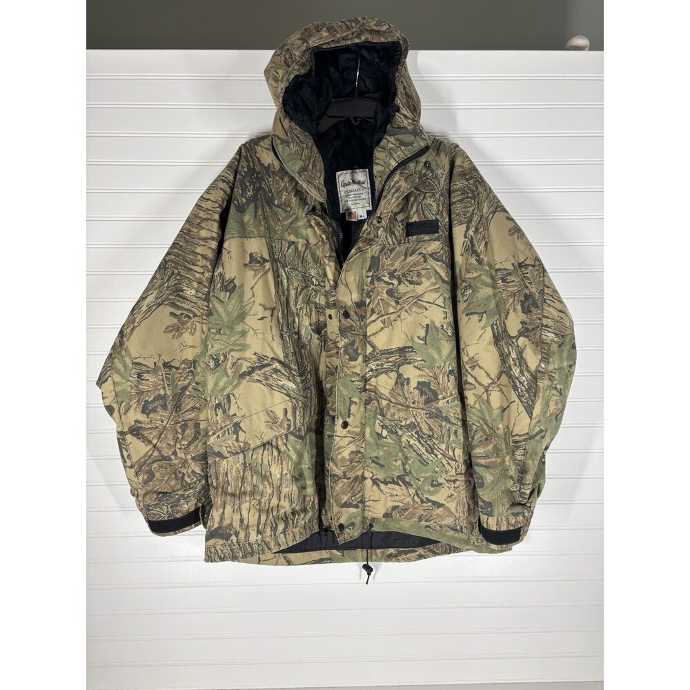 Gander Mountain jacket Mens Medium Large Camouflaged TecH20 realtree